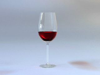 stylish wine glass