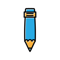 pencil hand drawn icon vector design
