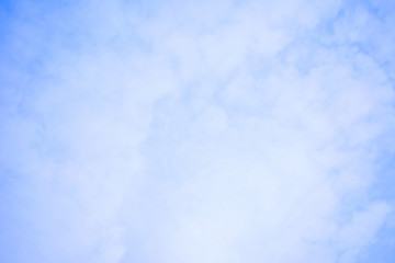Fototapeta premium Blue sky with clouds, copy space
