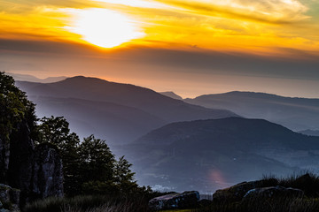 Puesta de sol en adarramendi