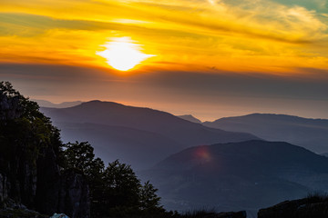 Puesta de sol en adarramendi