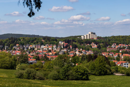 Blick vom Luther-Weg auf Friedrichroda 