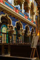 Fototapeta premium Jubilee Synagogue Prague in Czech Republic.
