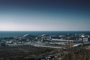 fisht stadium top view olympic object city by the sea