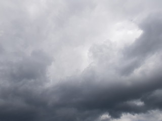 Obraz premium sky with gray rain cloud