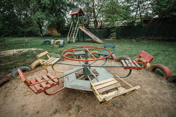 old soviet children playground