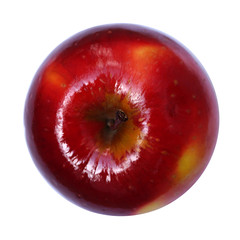 red apple isolate on a white background