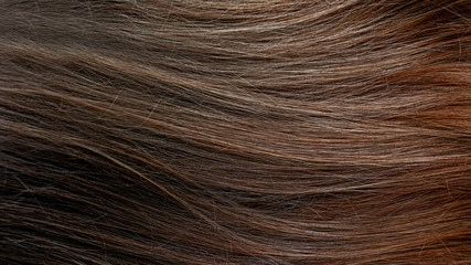 Beautiful wavy hair texture, brown hair, 16:9