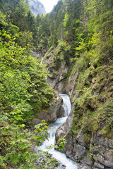 majestic landscape at Lauterbrunnen valley, Switzerland