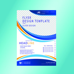 Obraz premium Modern flyer design template