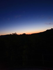 sunset in the mountains