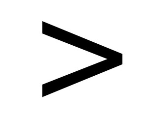 Angle brackets symbol icon white background 