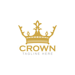 Crown Logo Design Vector