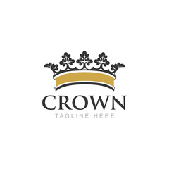 Crown Logo Design Vector