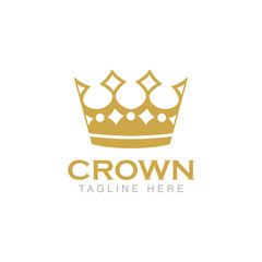 Crown Logo Design Vector