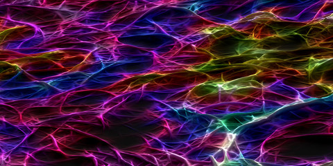 Neurony, fraktale © Marek
