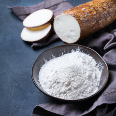 Yucca, yuca, cassava, manioca, mandioca flour