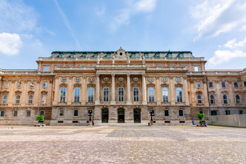 Fototapeta na wymiar Royal palace of Buda, Budapest, Hungary