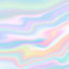 abstract colorful pastel rainbow holographic foil iridescent light distorted swirl texture background