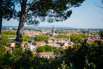 Fototapeta premium this is the old town in Provence the city of Avignon