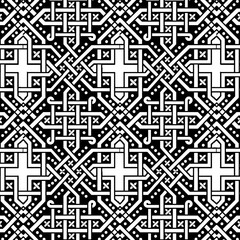 Abstract seamless pattern with abstract geometric style. Repeating sample figure and line. For fashion interiors design, wallpaper, textile industry