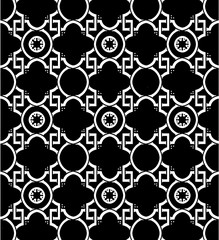 Abstract seamless pattern with abstract geometric style. Repeating sample figure and line. For fashion interiors design, wallpaper, textile industry