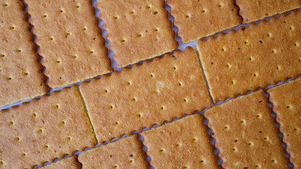 Background from cracker.