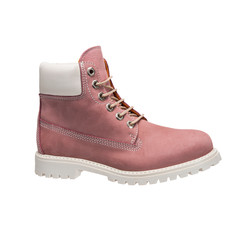 bright women's leather shoes with laces for everyday wear, isolated clothing accessories on a white background