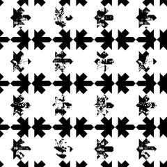 Abstract seamless pattern with abstract geometric style. Repeating sample figure and line. For fashion interiors design, wallpaper, textile industry