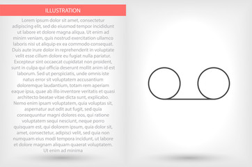 Play the film vector icon , lorem ipsum Flat design