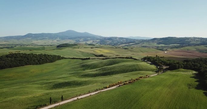 Val d'Orcia siena toscana italy