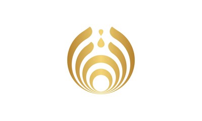 o, gold, abstract, icon, symbol, circle, red, sign, logo, 3d, business, blue, illustration, internet, design, round, target, art, web, communication, swirl, wifi, shape, concept