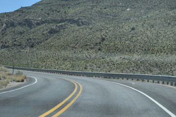 winding road in the mountains