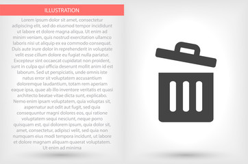 Trash vector icon , lorem ipsum Flat design