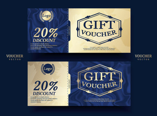 High quality navy blue / gold tone gift card set
Elegant. The background is decorated with navy satin pattern making the text stand out. Illustration/Vector