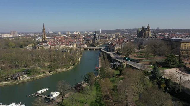 Metz France green city nature landscape