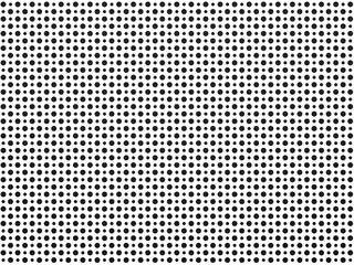 White background texture in black small and large polka dots