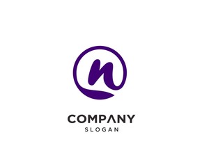 Creative Modern Letter N Logo Design Template