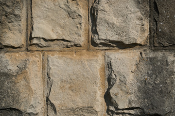 old stone wall as background
