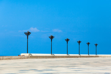 street lamp and blue sky © Katya Tsvetkova 