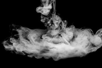 white smoke on a black background
abstraction