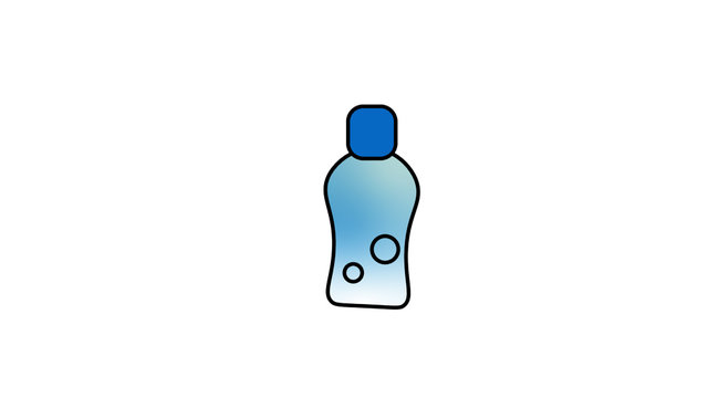 Botella tipo gel