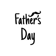 Greeting card template for Father Day. Vector illustration EPS 10