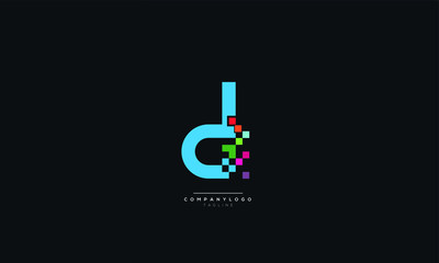 Letter d Logo Alphabet Design Icon Vector Symbol