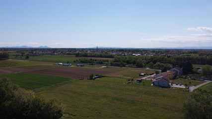 Fototapeta na wymiar Castelfranco Veneto, panorama