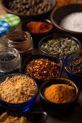 Mix of Spices in bowls