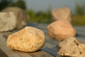 Close up of Rocks and stones. Stone back ground.