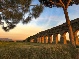 roman aqueduct in Rome