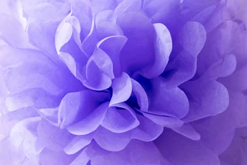 Foto op Canvas Beautiful lavender tissue paper peony flower background. Eco festive concept. © Ekaterina Pavlova