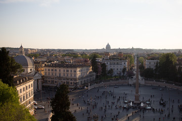 panorama of Rome, Italy